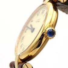 Authentic [Unserviced - Value Price] Cartier Must VLC SM Gold Plated Quartz ... 3