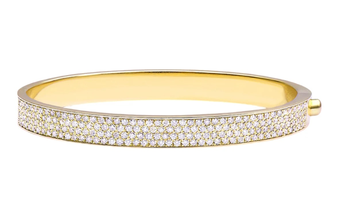 Helena Joy — Helena Joy Iris Wide Bangle Yellow Gold — Jewelry — resale