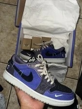Size 7.5 - Zion Williamson X Air Jordan 1 Retro OG Low Voodoo Alternate 2
