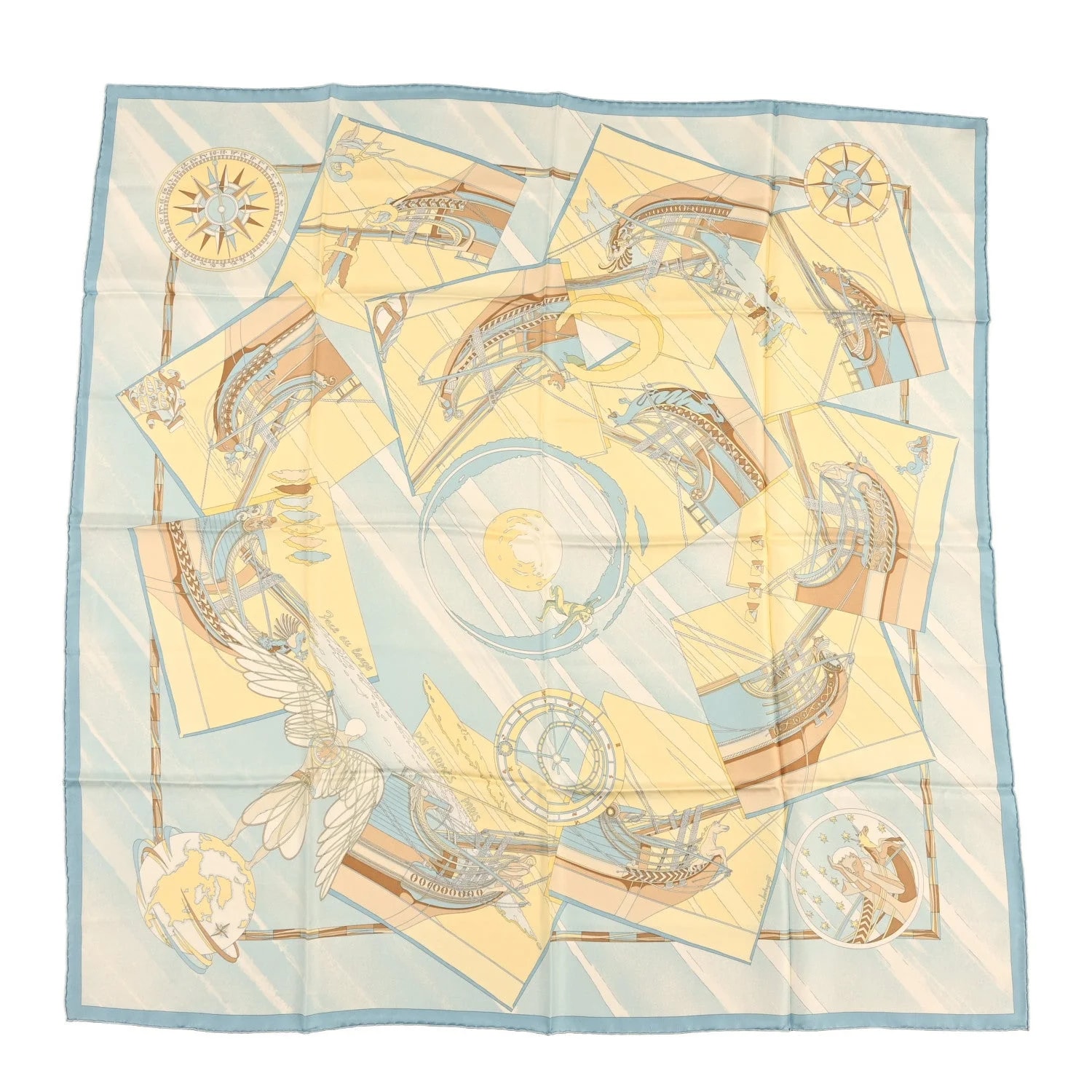 Hermès — Face Au Large Scarf 90 — Accessory — resale
