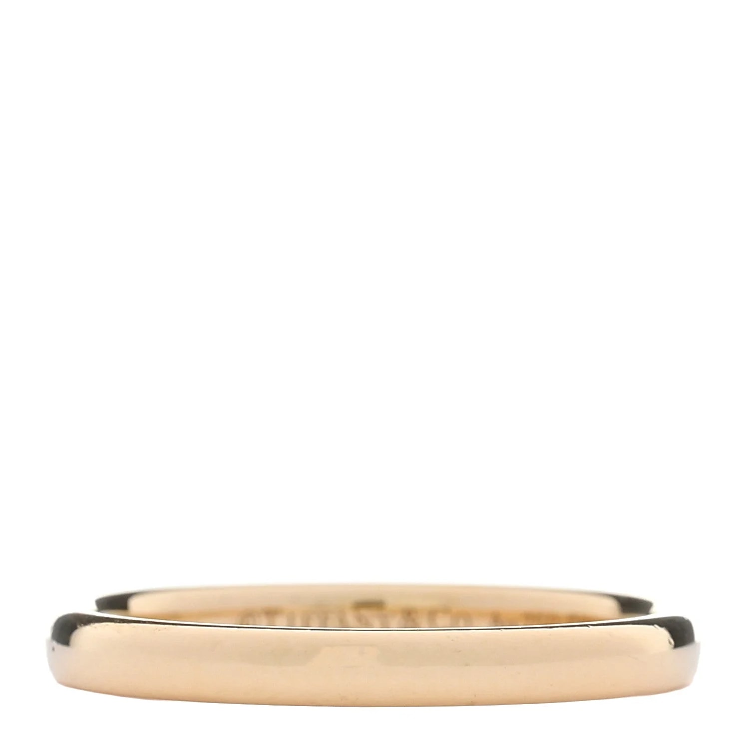 Tiffany & Co. — 18K Yellow Gold 2.5mm Forever Wedding Band 56 7.75 — Jewelry — resale