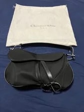 Dior — Christian Dior Double Saddle Cloth — Handbag — resale