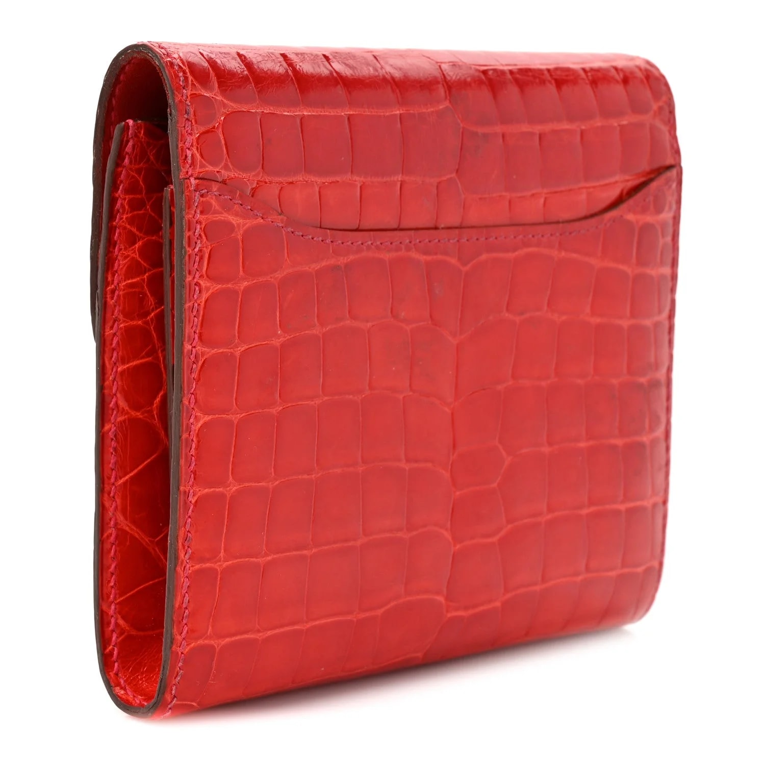 Shiny Constance Short Wallet Geranium 3