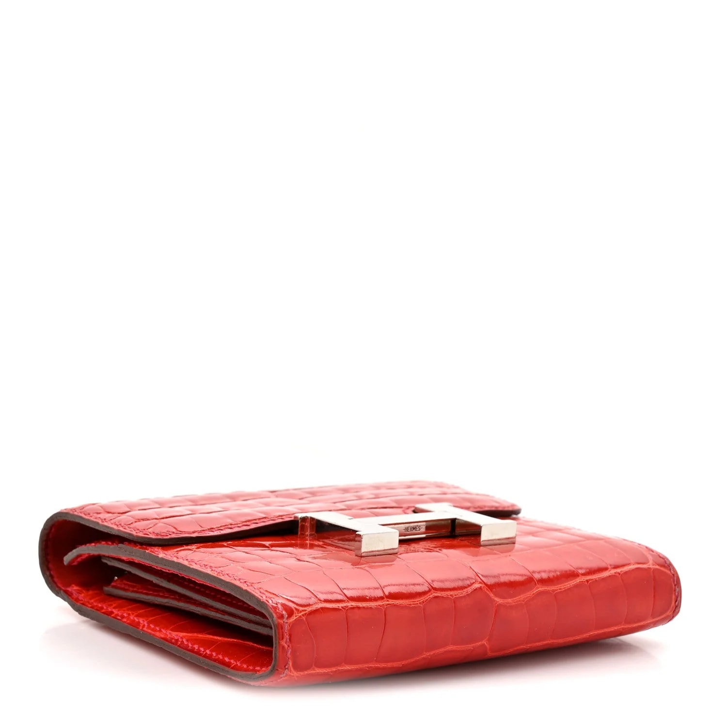 Shiny Constance Short Wallet Geranium 4