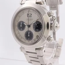 Cartier Pasha C W31048M7 Automatic Stainless Steel White 3