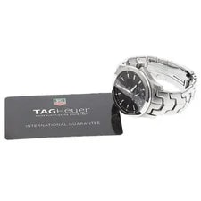 TAG Heuer Link Calibre 6 ’s Black Dial SS Automatic Date From Japan 2