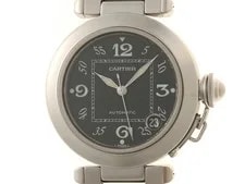 Cartier — Cartier Pasha C W31043M7 Stainless Steel 35mm Black Dial Automatic #DW1042 — Watch — resale