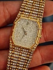 Audemars Piguet — Audemars Piguet Bamboo Factory Diamonds 18k Gold Quartz 27mm — Watch — resale