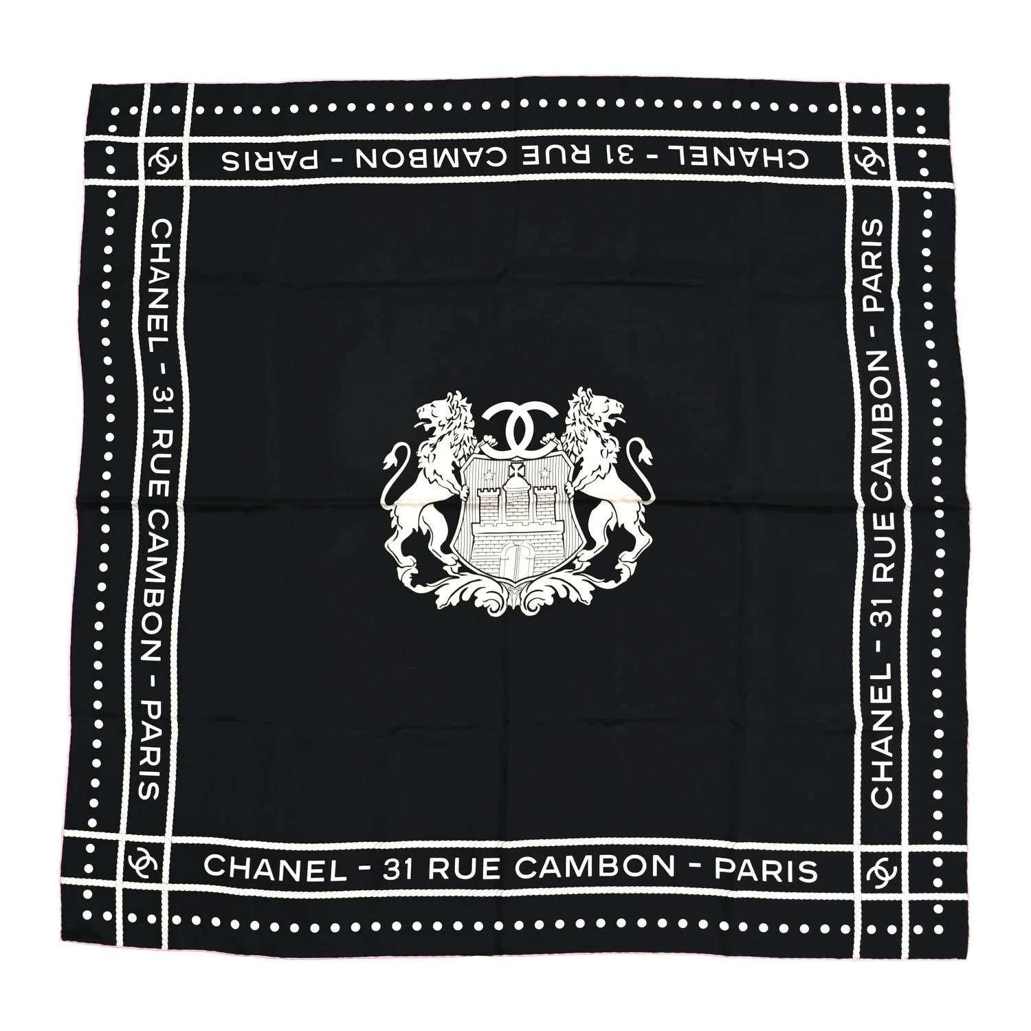 Chanel — 31 Rue Cambon CC Square Scarf — Accessory — resale
