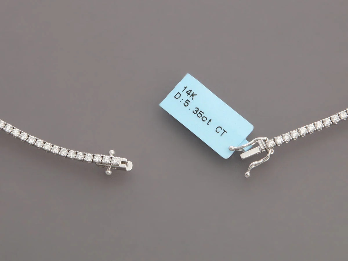14K White Gold 5.35-Carat Eternity 3