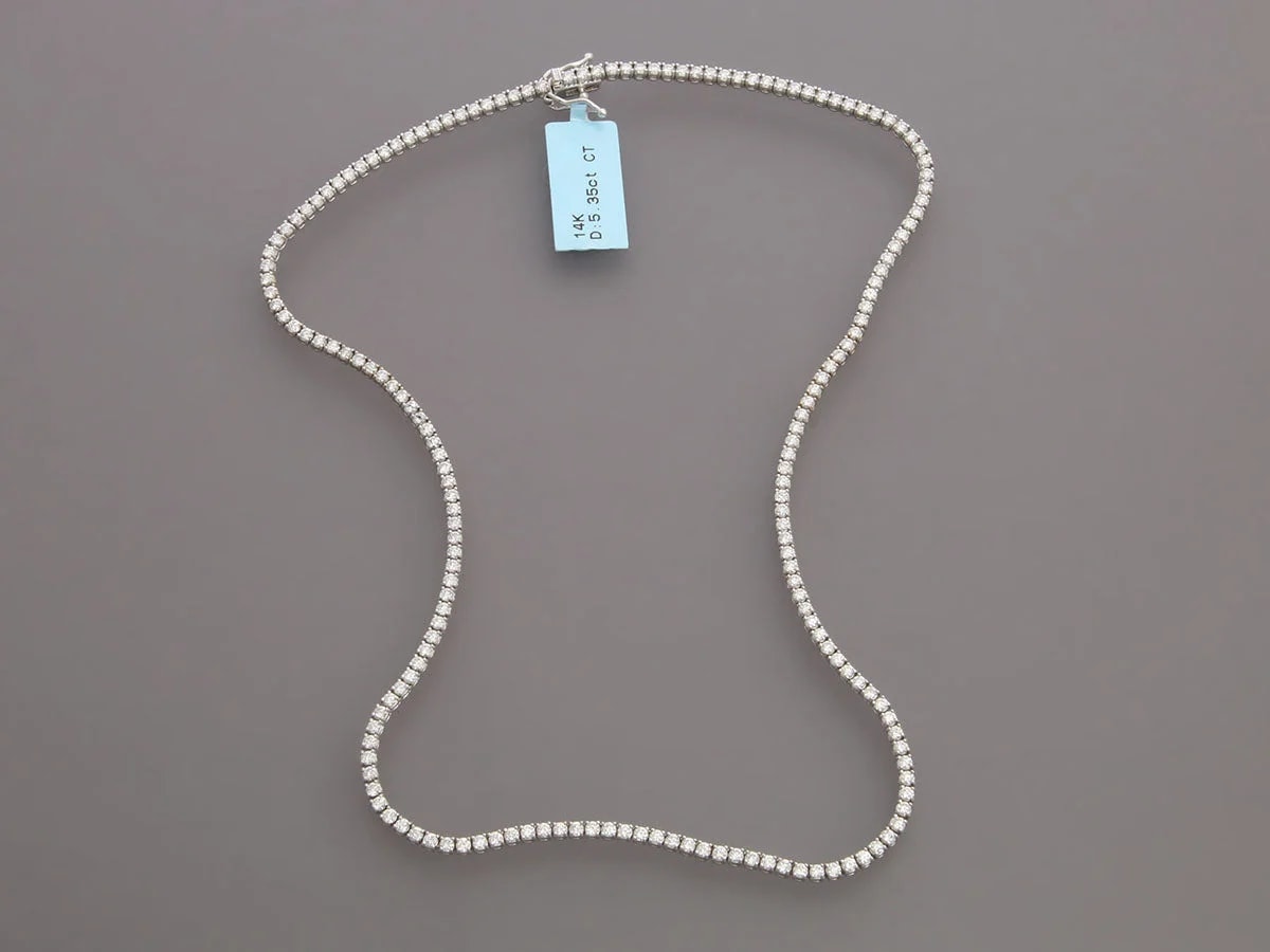 14K White Gold 5.35-Carat Eternity 4