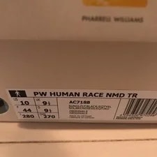 Adidas Originals Pw Huma Race Nmd Tr Sunglo Cblack Eqtyel Us10 4