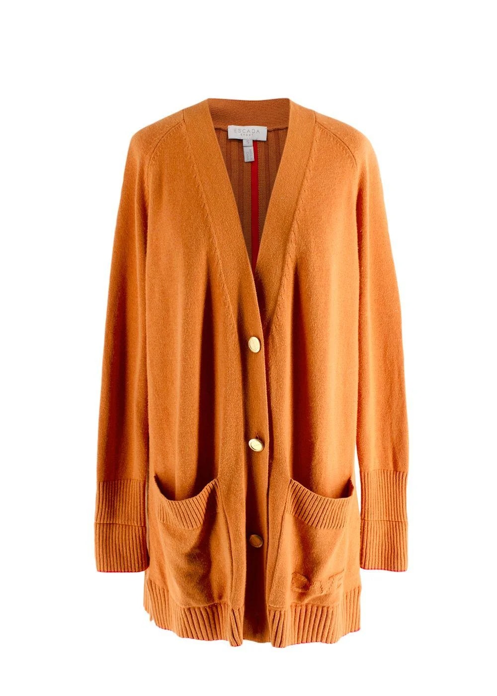 Escada — Escada Pumpkin Cardigan — Clothing — resale