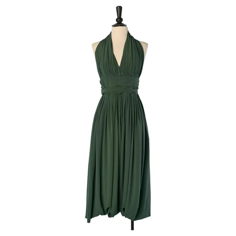 Chloé — Kaki Backless Sarouel Jumpsuit Chloe — Clothing — resale