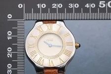 Cartier Must de 21 Roman Silver 31mm Quartz From Japan 4
