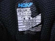 Hoka Clifton 3 Shoes Size 14 Formula ONE 1012046 Sfon Running GYM 2