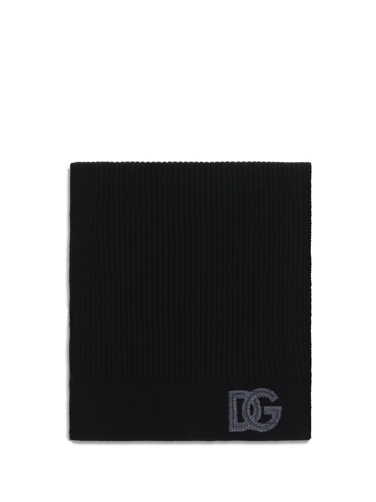 Dolce & Gabbana — Dolce & Gabbana Ribbed Virgin Scarf — Ovis Aries Scarfs — Accessory — resale