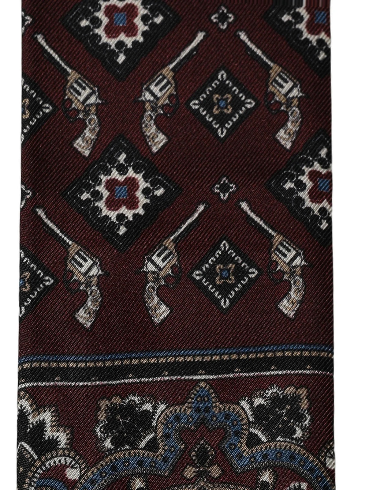 Dolce & Gabbana Skinny Twilly Fringed Foulard Scarf 3