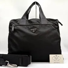 Prada — Prada 2WAY Triangle Logo A4 From Japan — Handbag — resale