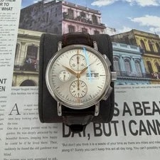 IWC Portofino Chronograph Day Date Gold Hands Leather IW378302 154616917 3