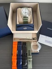 2024 Panerai Submersible PAM 2223 Bianco Automatic 42MM Complete! 4
