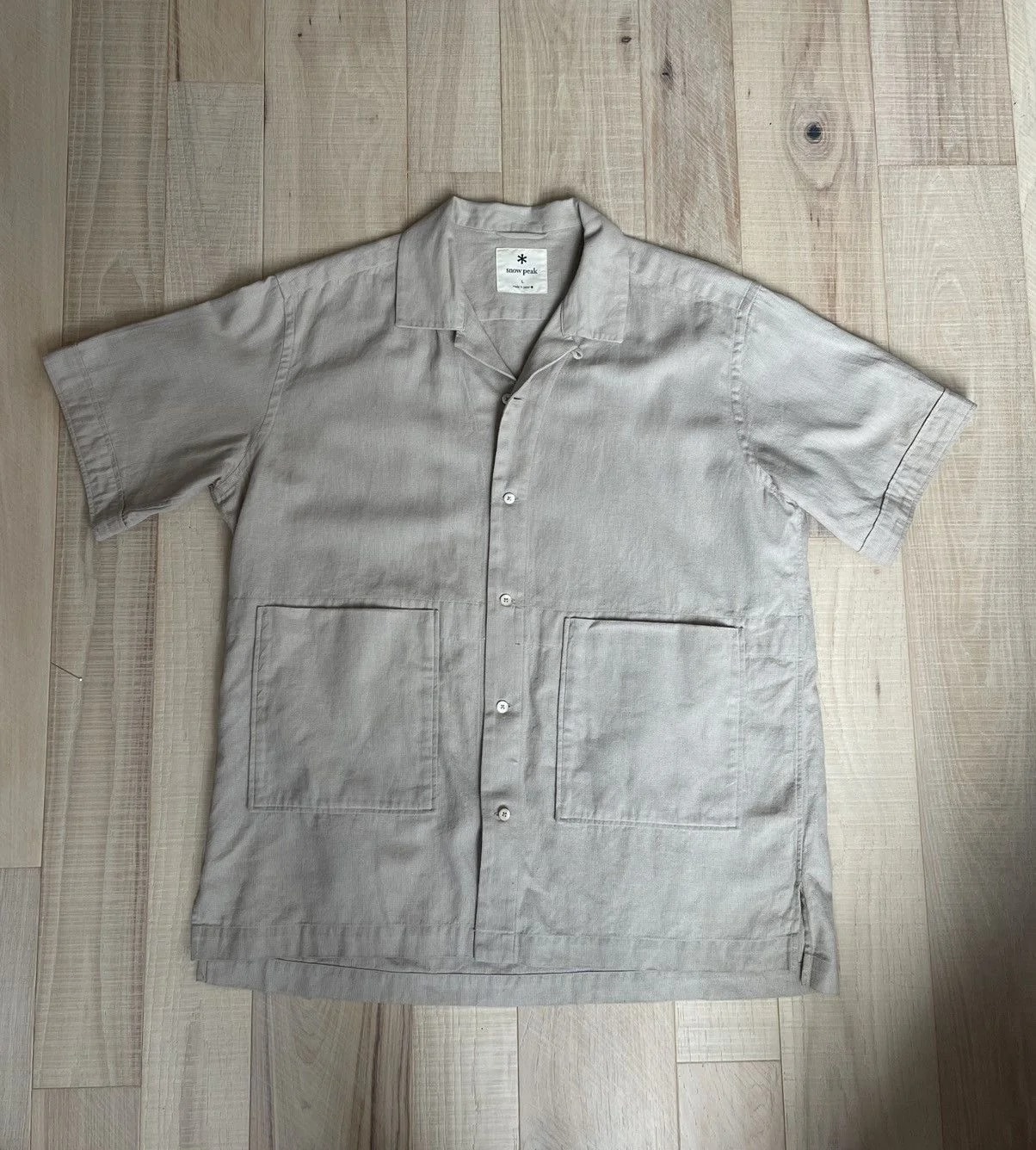 Peak Box Camp Collar Shirt — streetwear — resale
