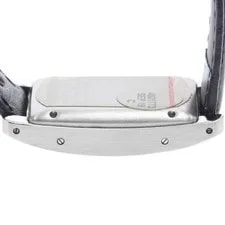 Cartier Tank Americain MM WSTA0017 23mm SS Silver Dial Leather Strap #C244 4