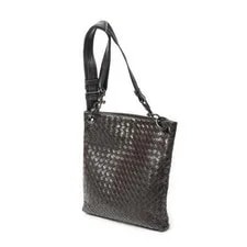 Bottega Veneta Dark Square Flat Messenger 2