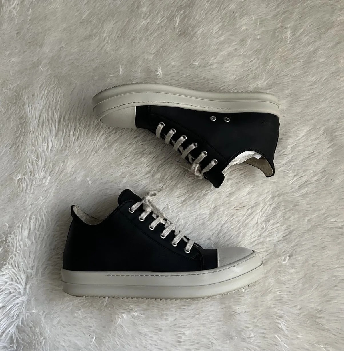 Rick Owens DRKSHDW — Rick Owens Drkshdw Ramones Low 42 — Sneaker — resale