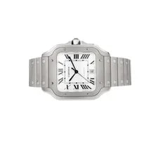 Cartier Santos Titanium White Dial 47.5mm X 39.8mm WSSA0089 Full Set 2