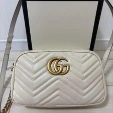 Gucci — Gucci GG Marmont Matelasse Small Chain Camera 447632 — Handbag — resale
