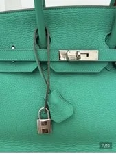 Hermes Birkin 35 Menthe Palladium Hardware 4