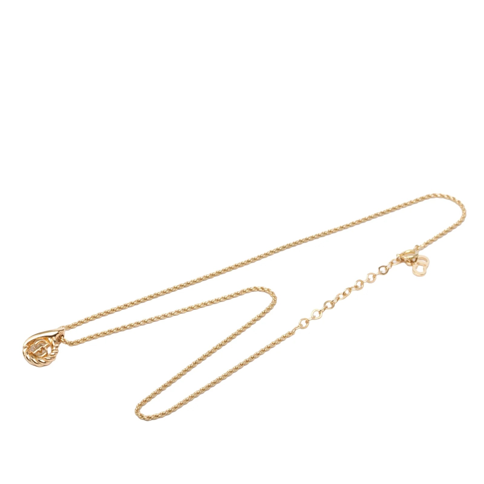 Dior — CD Logo Water Drop Shape — Jewelry — resale