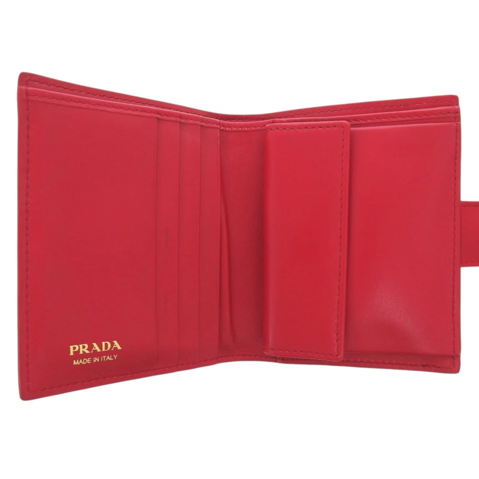Prada Fuoco Color Wallet (Bi-Fold) 4