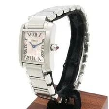 Cartier Tank Française Sm W51031Q3 Case Size 20×25mm #11220 2