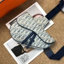 Dior — Dior Authentic Saddle Sea 26*19*4.5 Free Tracked Shipping — Handbag — resale