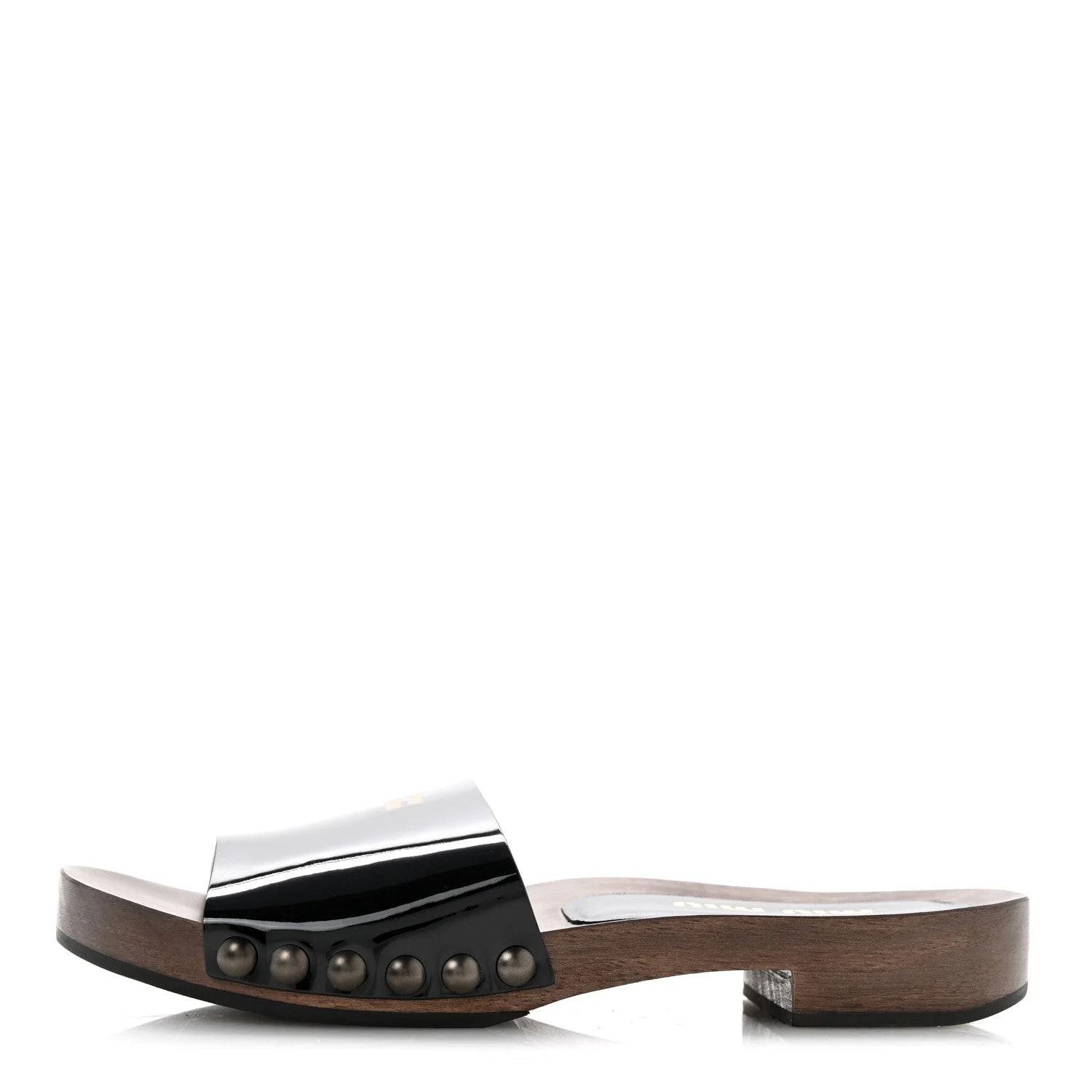 Miu Miu — Logo Slide Clogs 36 — Designer Shoe — resale