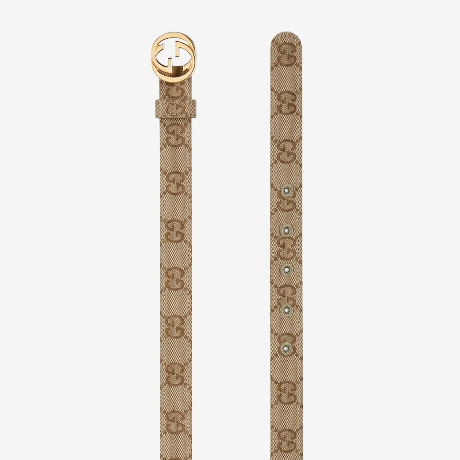 Gucci — Gucci Cross Buckle Belt — Fabric — Accessory — resale