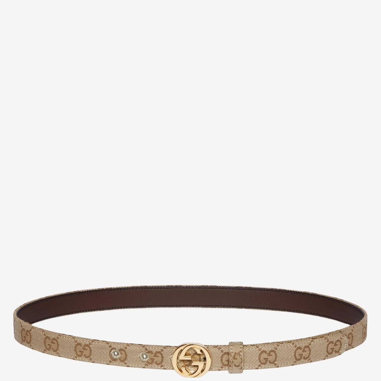 Gucci Cross Buckle Belt — Fabric 3