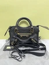 Balenciaga Classic Metallic Edge Mini City Shoulde 2