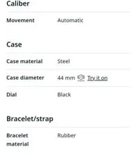 Panerai Luminor Flyback Stainless Steel/rubber Band 4