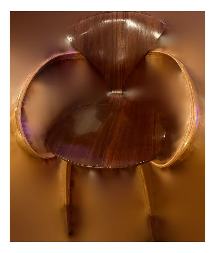 Norman Cherner — Mid 20th Century Plycraft "Pretzel" Bentwood Dining With Arms — Furniture — resale