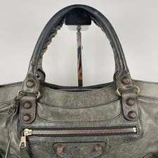 Authentic Balenciaga the Giant City 2Way Y2K 2