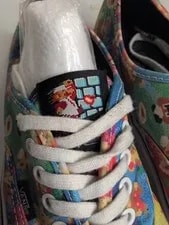 Vans Nintendo Super Mario Bros Game Over M US 9 Wms 10.5 Gaming Retro 3