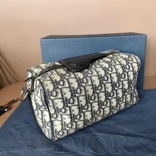 Dior Lingot 22 Saddle Flap Monogram Embroidered Detachable - Very Good #KX7N8N 4