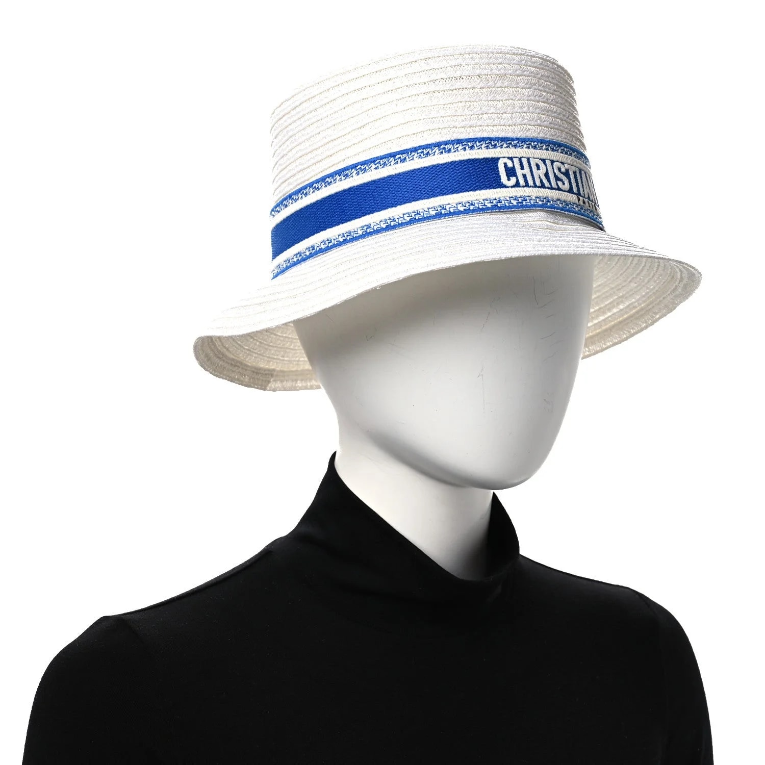 Straw Dioresort Bucket Hat 58 2