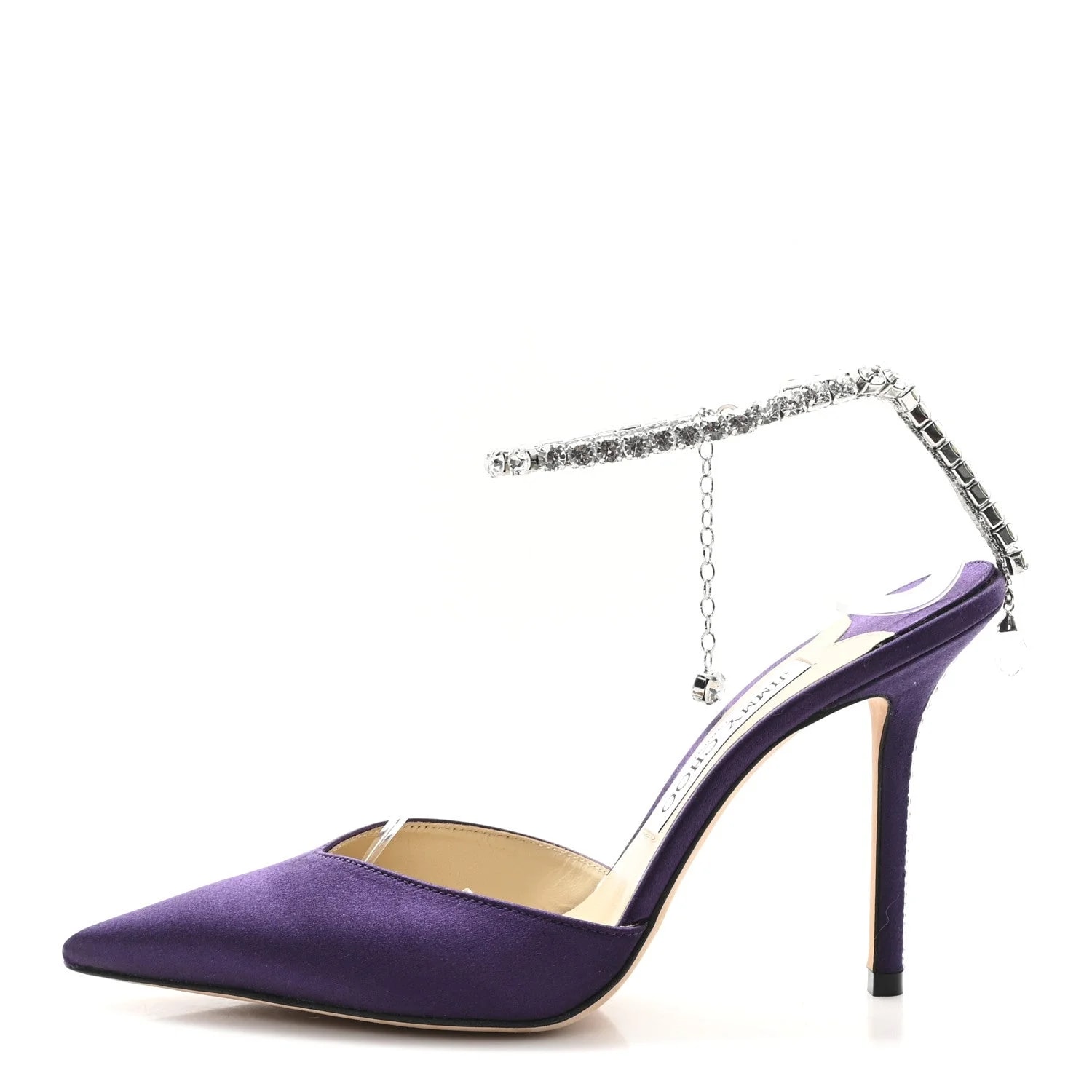 Jimmy Choo — Saeda 100 36.5 Cassis — Designer Shoe — resale