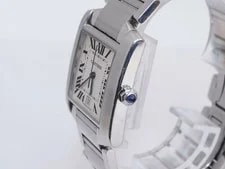 Cartier Tank Francaise W51002Q3 2302 Stainless Steel 28mm Ivory Dial #WJW184 4