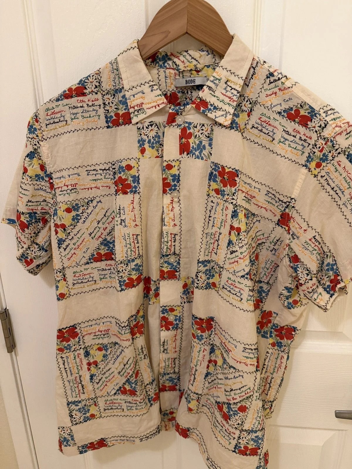 Bode Newyork Button Up Shirt — streetwear — resale