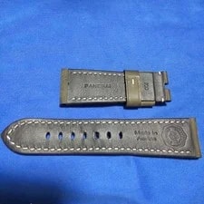 Officine Panerai Genuine Leather Belt Buckle BA Compatible Dark Green 4